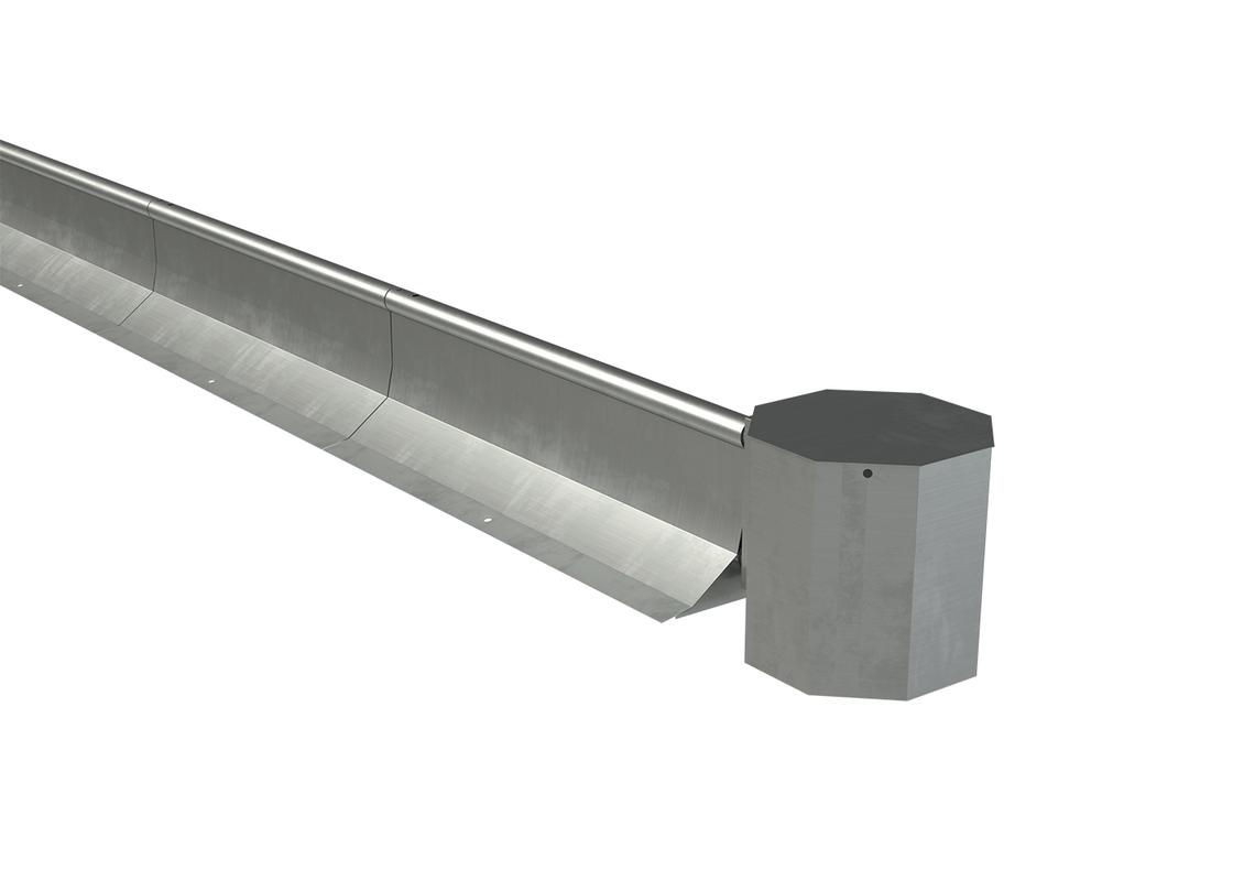 manta unpainted barriers with end stop