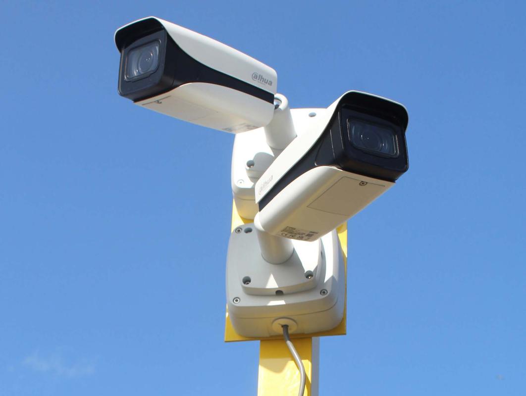 Construction site security camera Glasgow