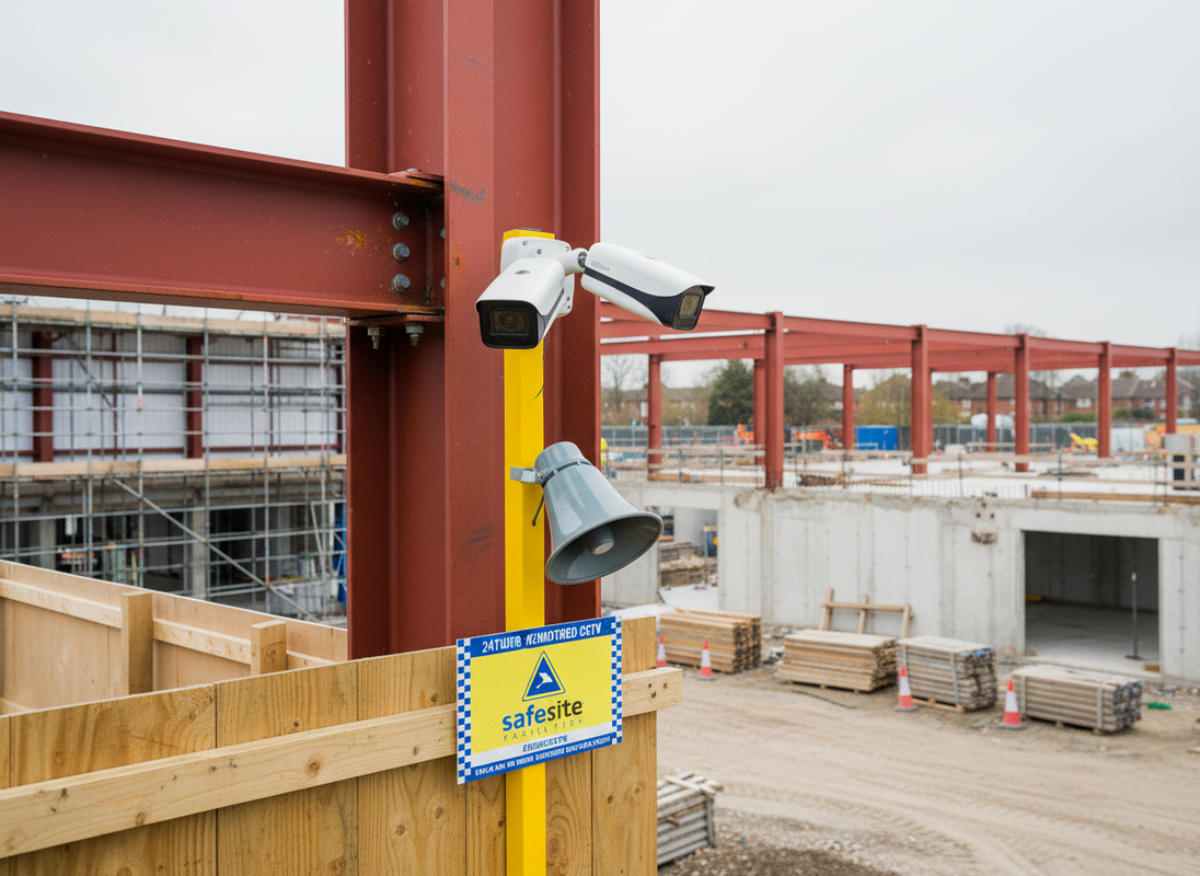 Construction site security camera Leeds