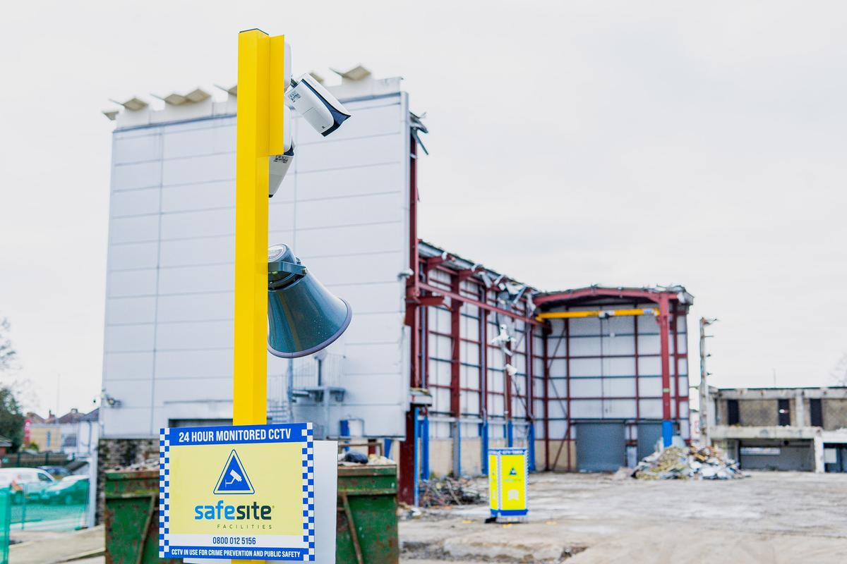Construction site security camera Manchester