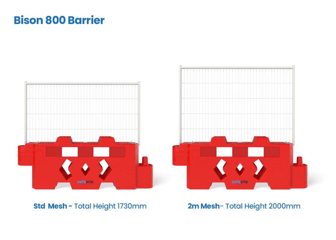 bison 800 mesh height comparison