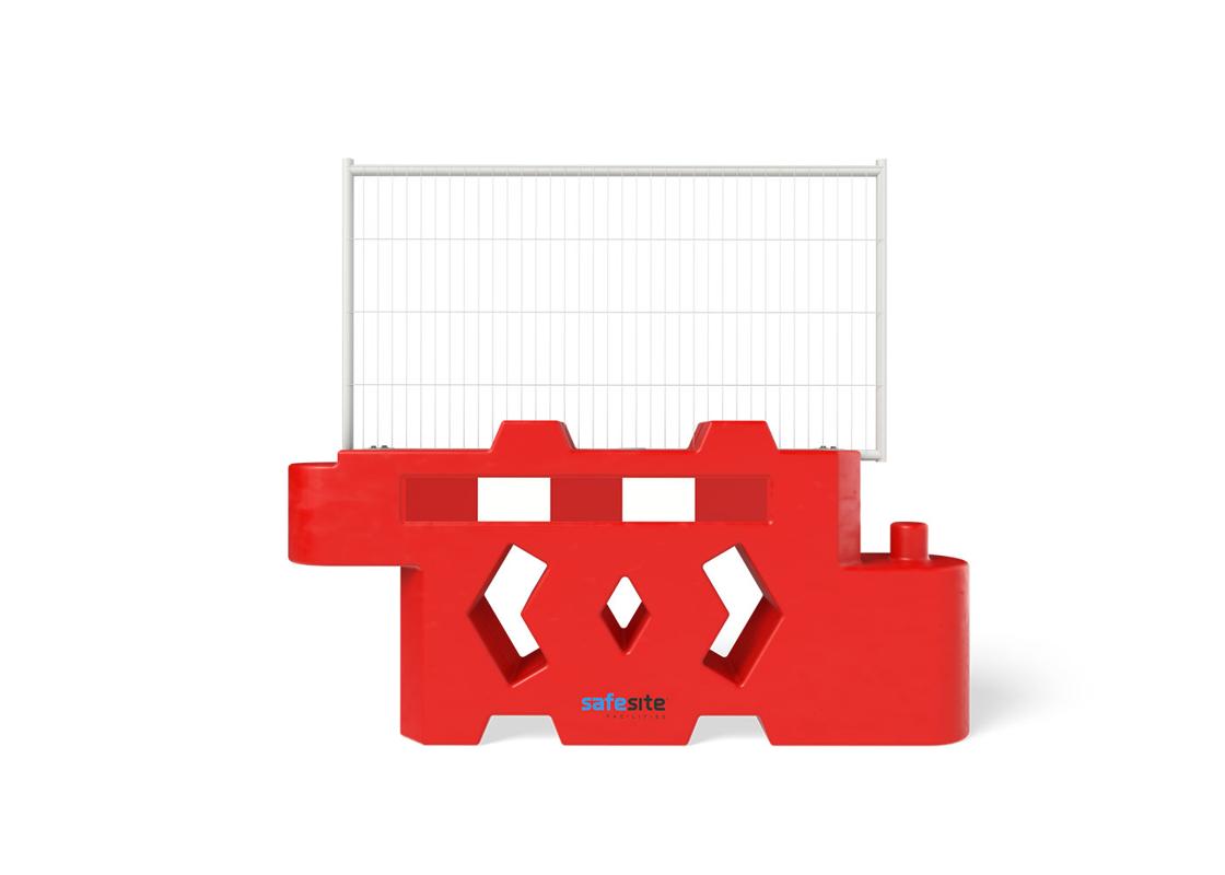 bison barrier with standard mesh panel attached