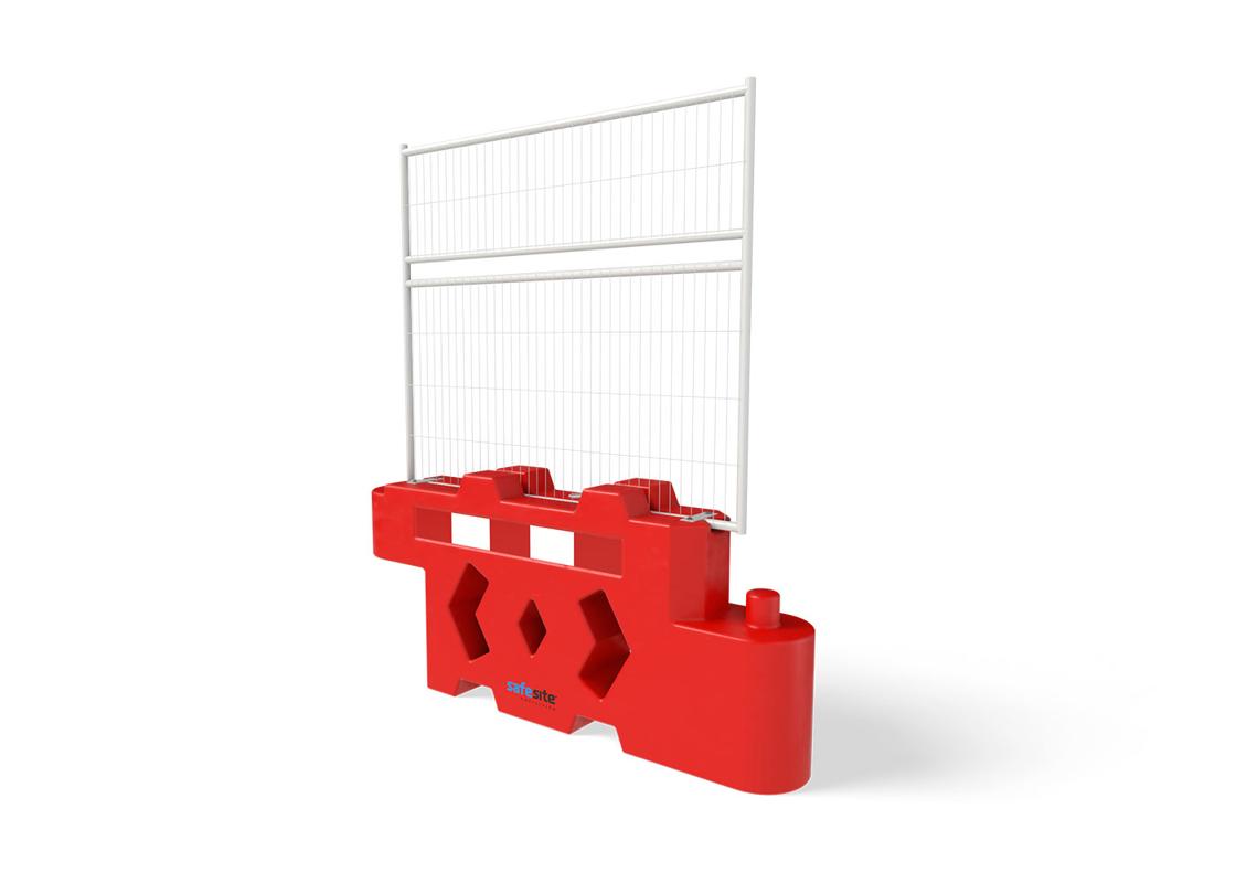 bison barrier with mesh fencing and mesh extension