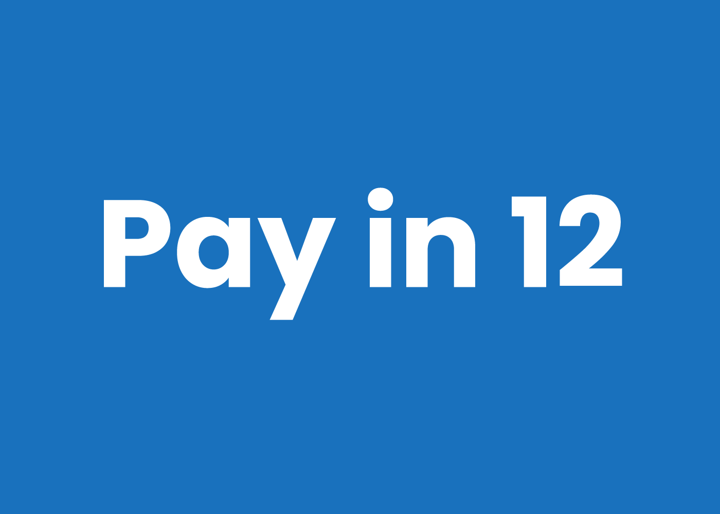 pay in 12
