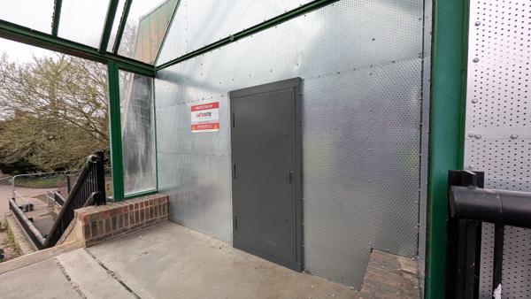 Steel Security Door installation in West Sussex