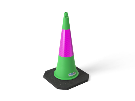 2 Piece Green Traffic Cone – Magenta Sleeve