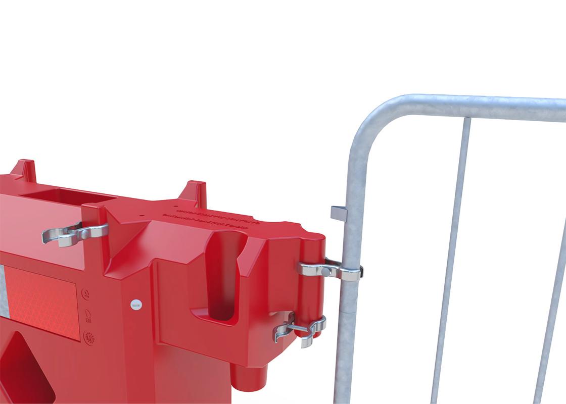compatibility with 2.3m pedestrian barrier