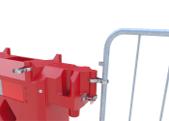 compatibility with 2.3m pedestrian barrier