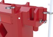 close up shot of Nexus barrier and connection to mesh
