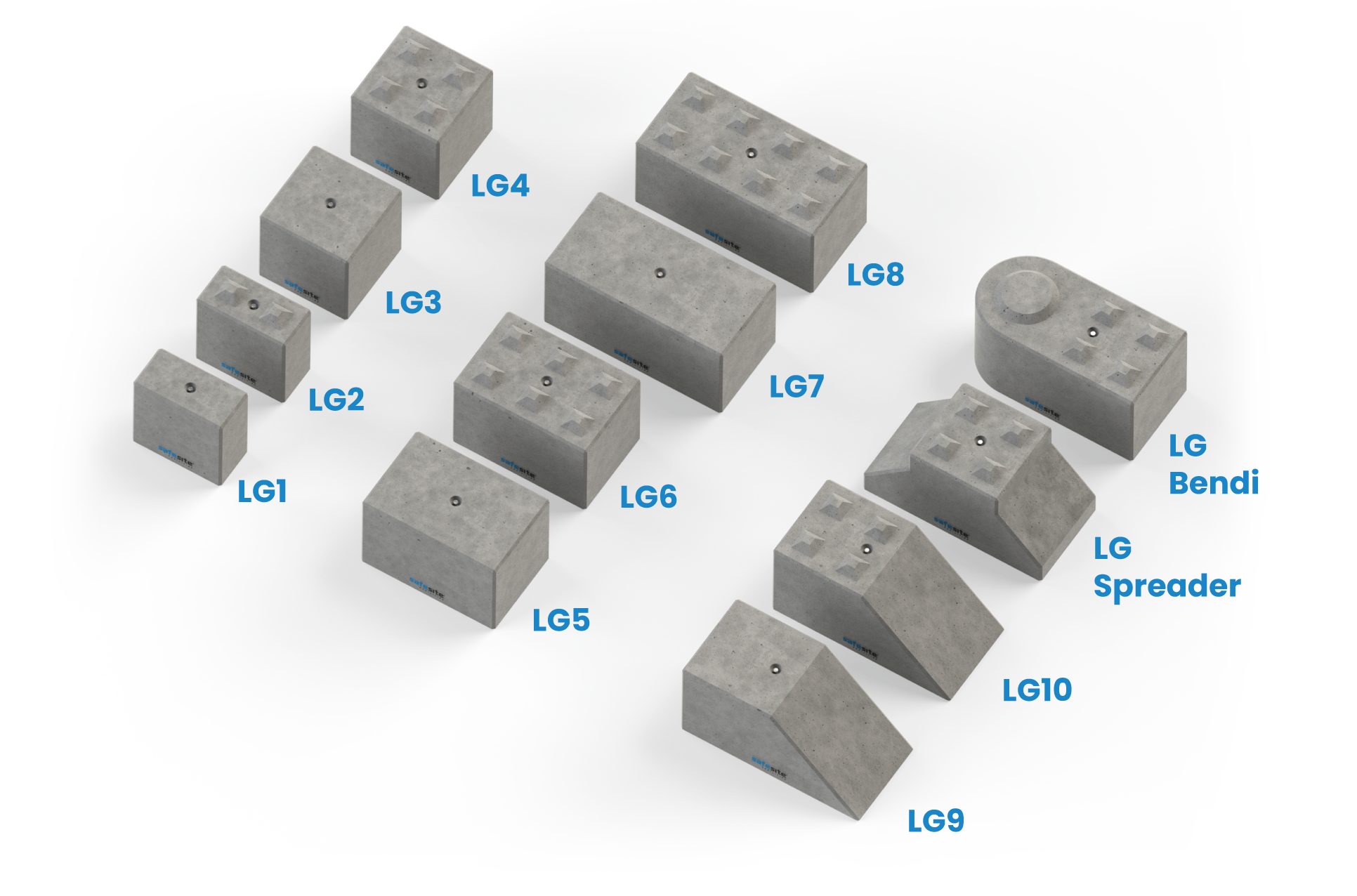 Concrete Lego Blocks/Bricks for Sale or Hire | SafeSite Facilities
