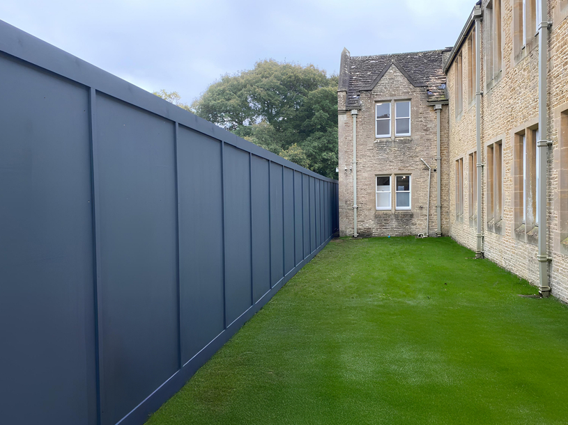 Free Standing Timber Hoarding - Design & Installation | SafeSite Facilities
