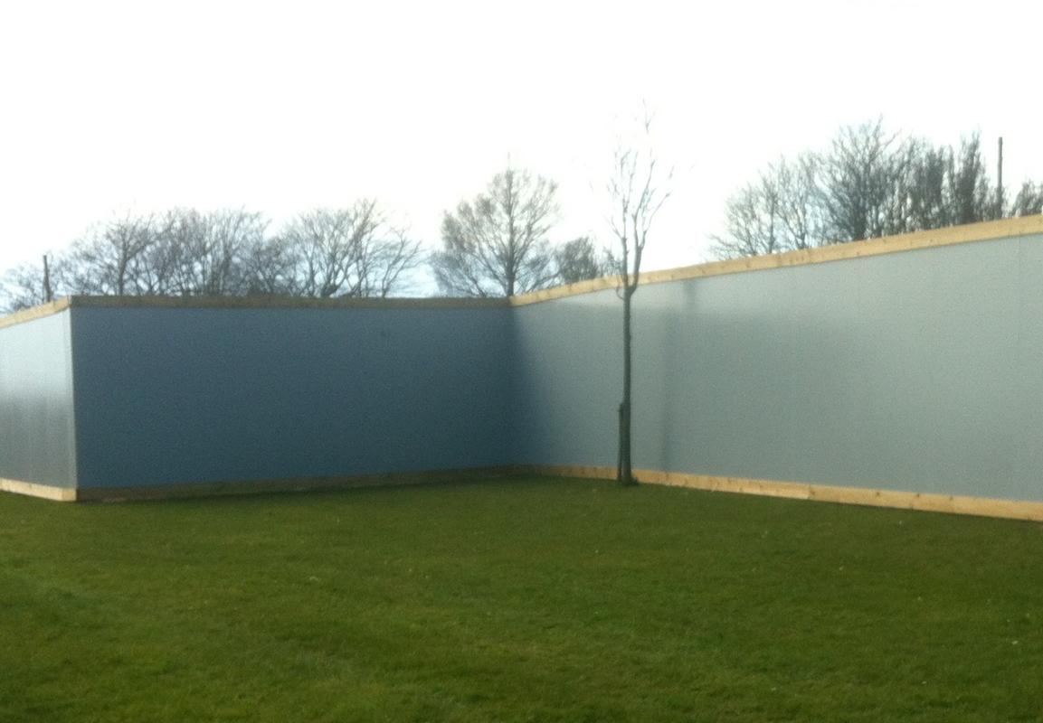 Dug-in Timber Hoarding - Buy & Install Nationwide | SafeSite Facilities