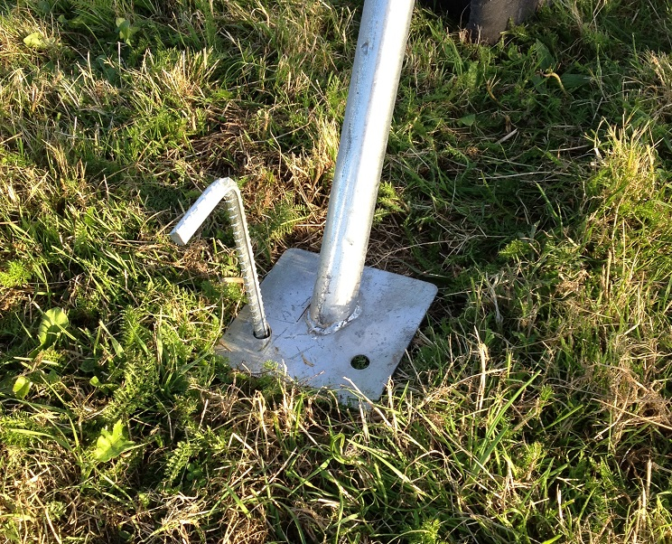 Ground pin for temporary fencing for Sale or Hire | SafeSite Facilities