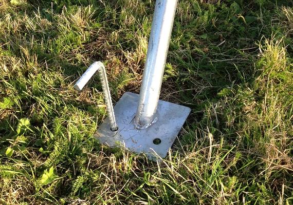 Ground pin for temporary fencing for Sale or Hire | SafeSite Facilities