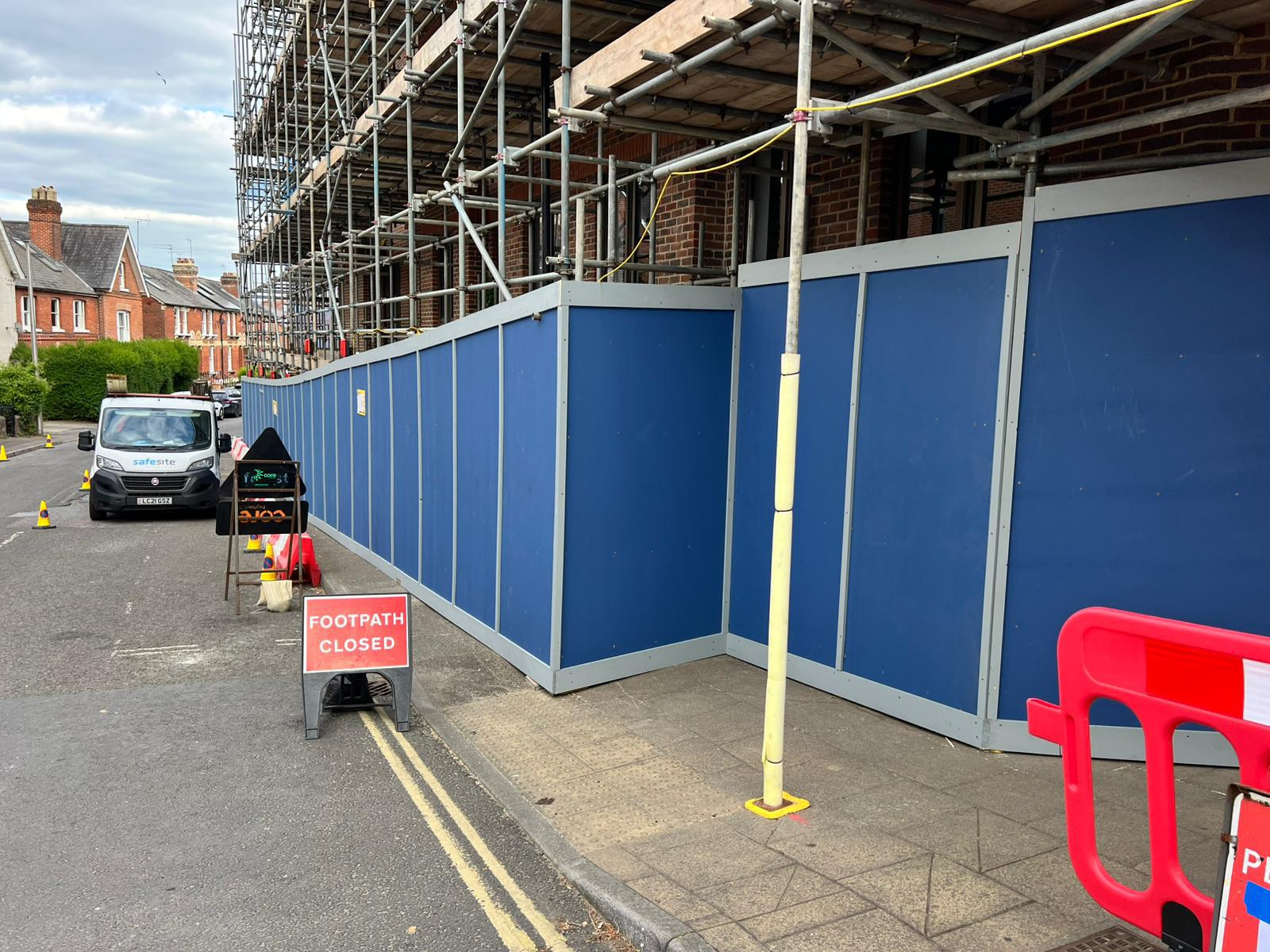 Construction Site Timber Hoarding - Nationwide Install | SafeSite ...