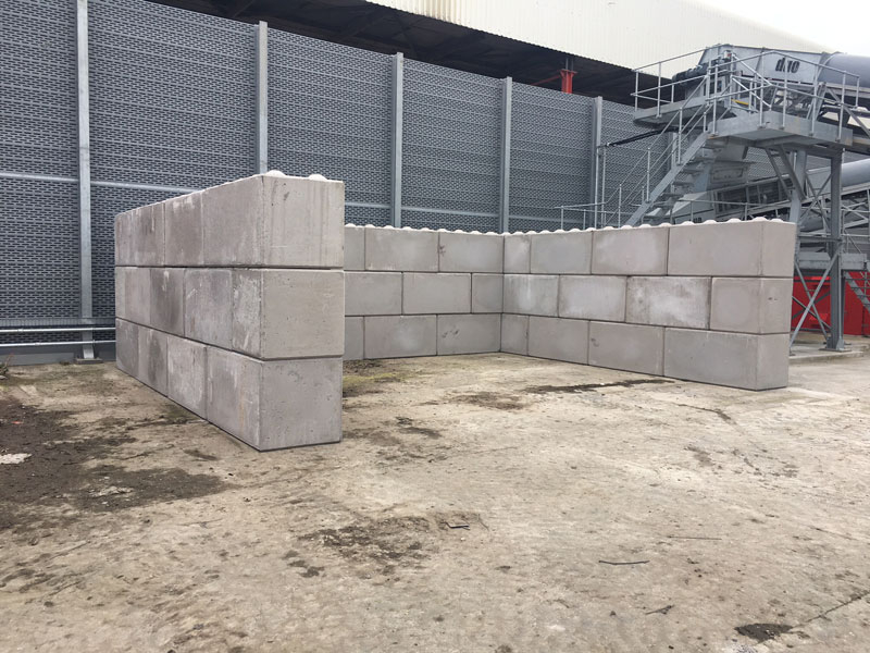 Interlocking Concrete Lego Blocks in Kent - SafeSite Facilities