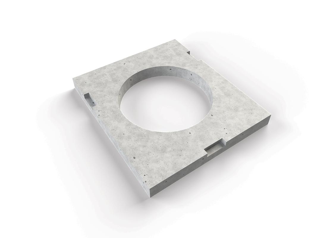 Gully Riser Pre Cast Precast Concrete Gully Cover Slabs – Circular - SafeSite Facilities